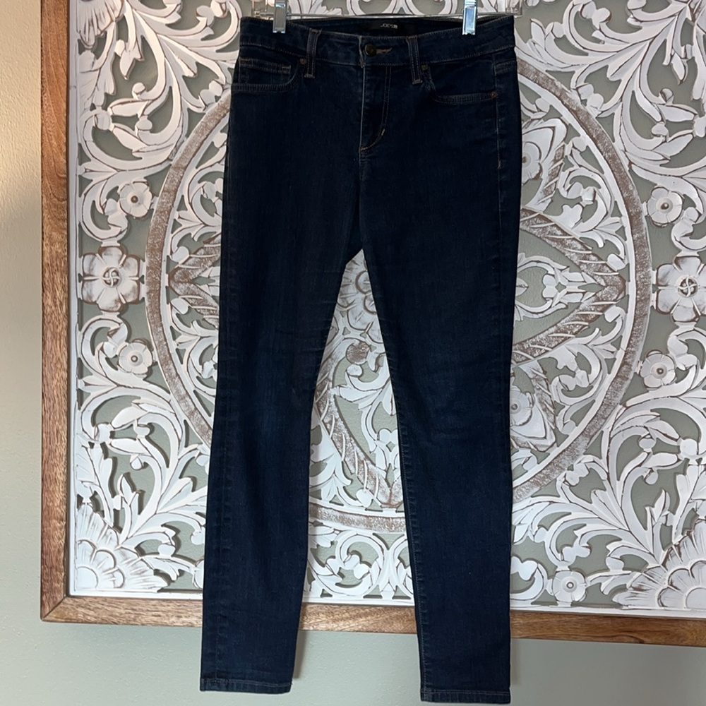 Joe's Jeans Dark Wash Blue Skinny Ankle Jeans Classic Style sz 26 EUC